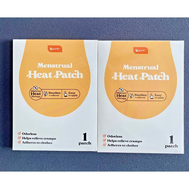 b.Pure Menstrual 1 Heat Patch:-Discreet Heat Therapy/Smoothes/Relieves. (2pk)