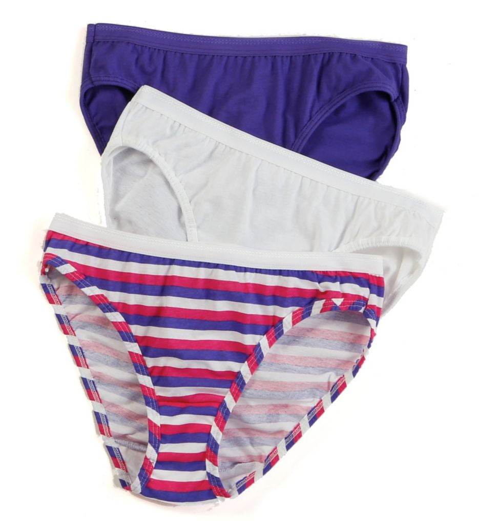 Fruit Of The Loom Women's Cotton Bikini Panties, 3 Pack