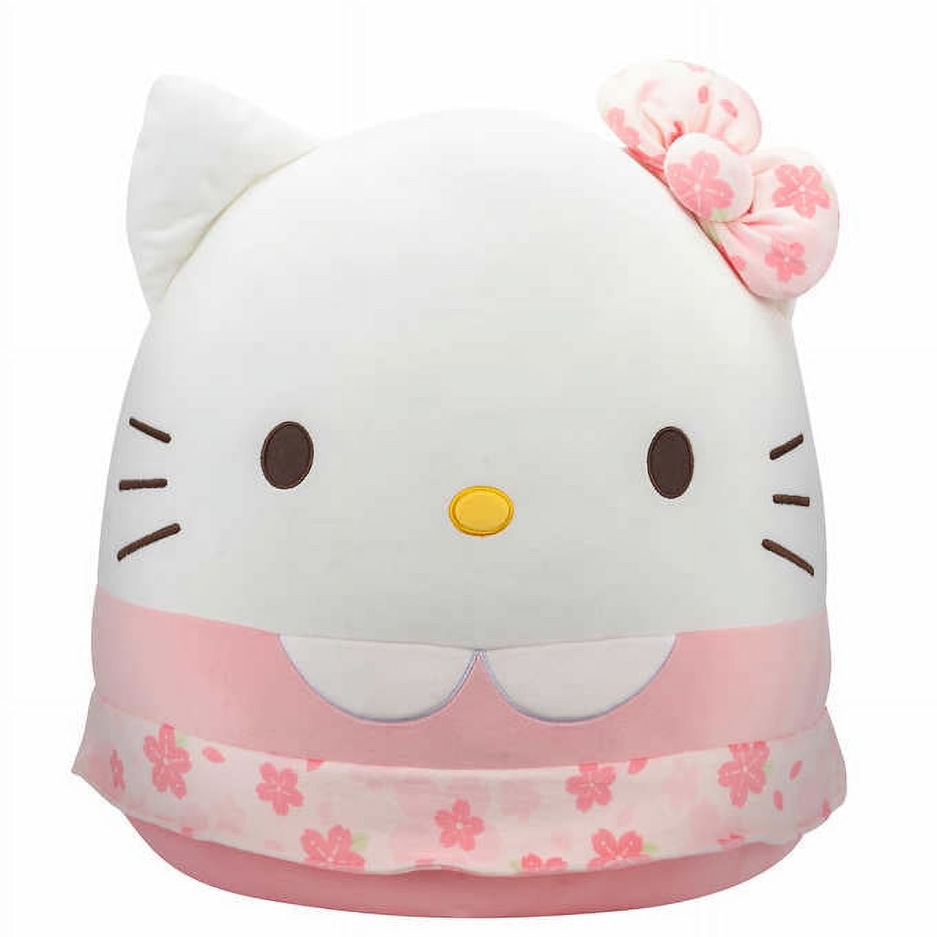 Squishmallows Official Kellytoy Hello Kitty Sanrio 20 Inch Plush Toy (Cherry Blossom)