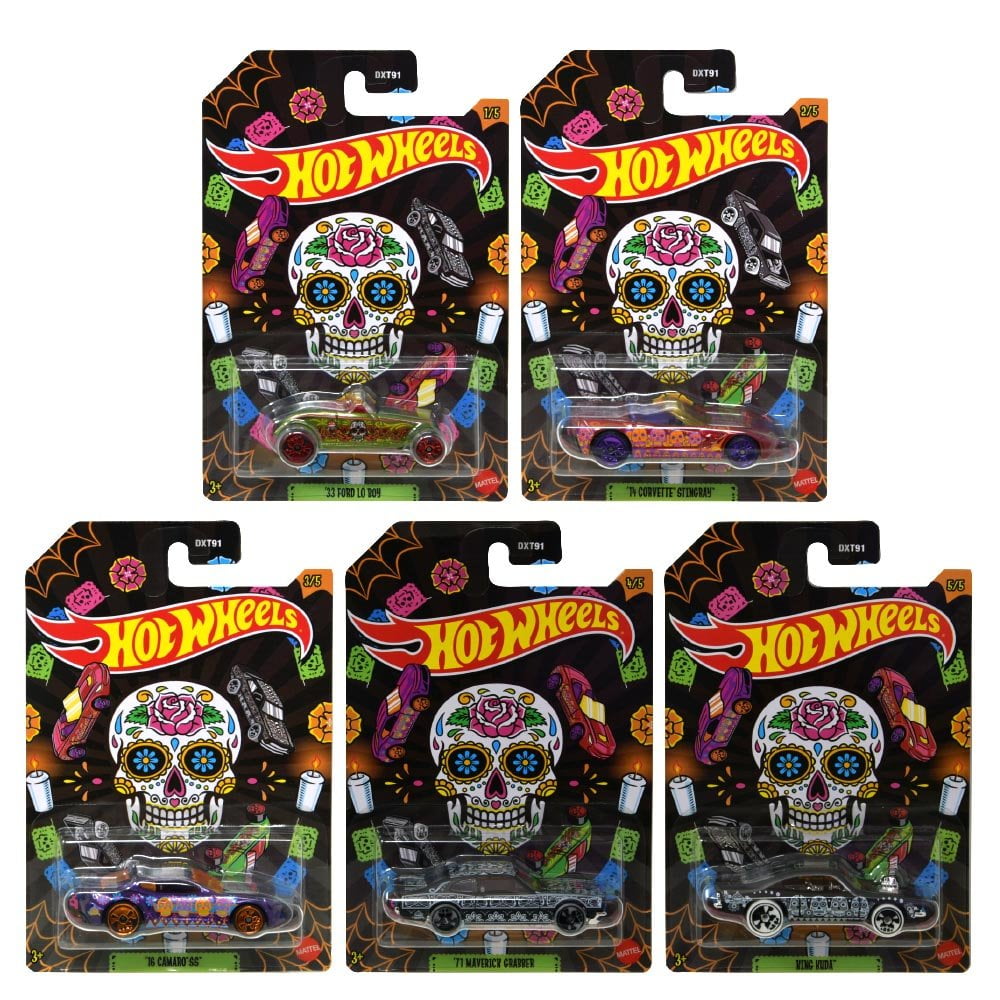 Hot Wheels Halloween Day of The Dead 2023 Vehicle (Styles and colors may Vary)