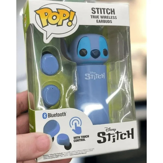 Disney Touch Control Pop Funko Stitch Wireless Ear Buds with Case