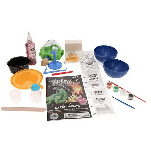 Science Squad Unbelievable Science 6-in-1 Experiments Stem Kit