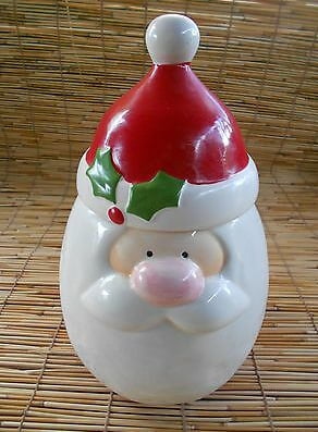 Christmas Cut Outs Thick Ceramic-Santa