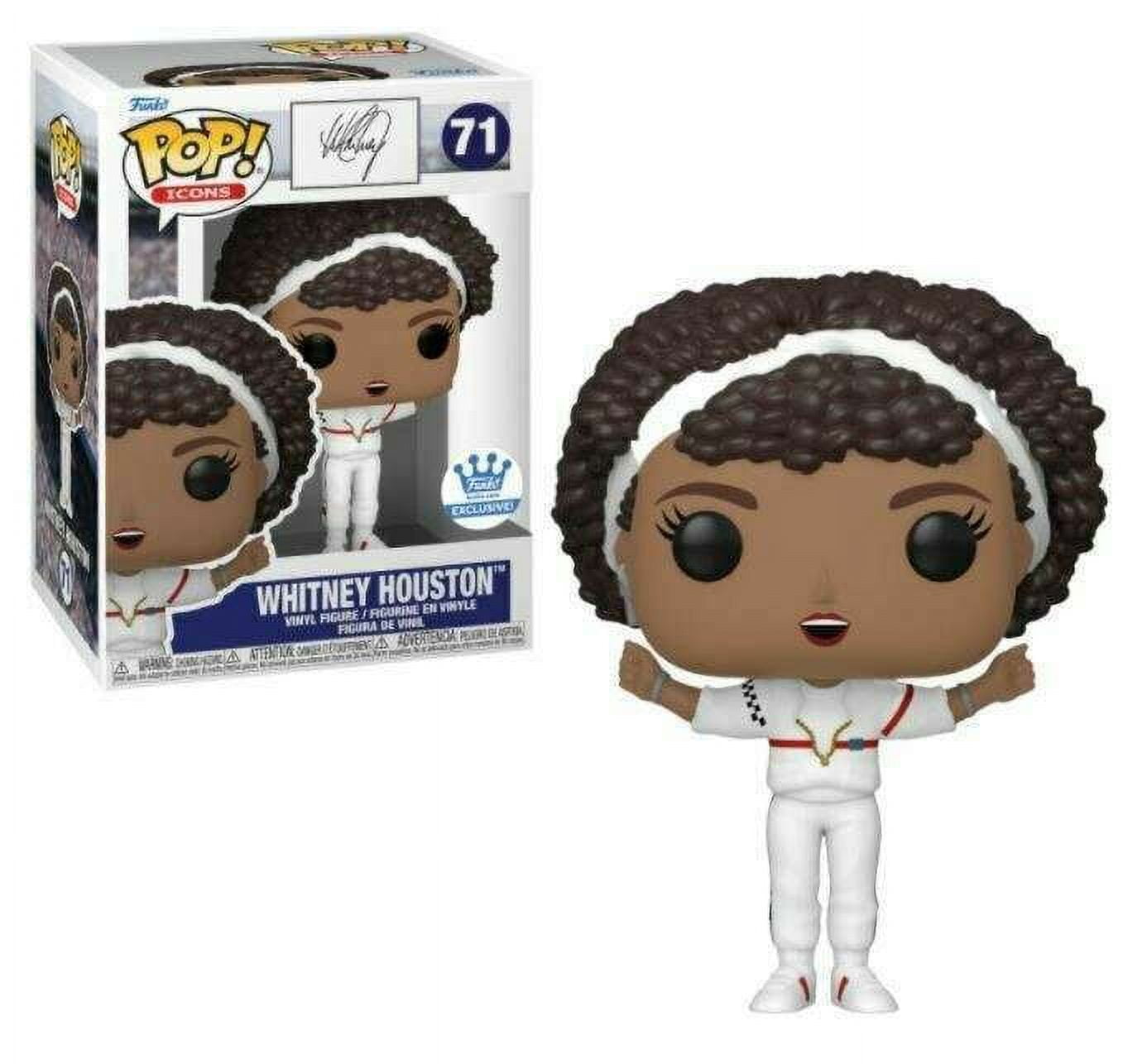 Funko POP! Icons Whitney Houston #71 [Super Bowl] Funko Shop Exclusive