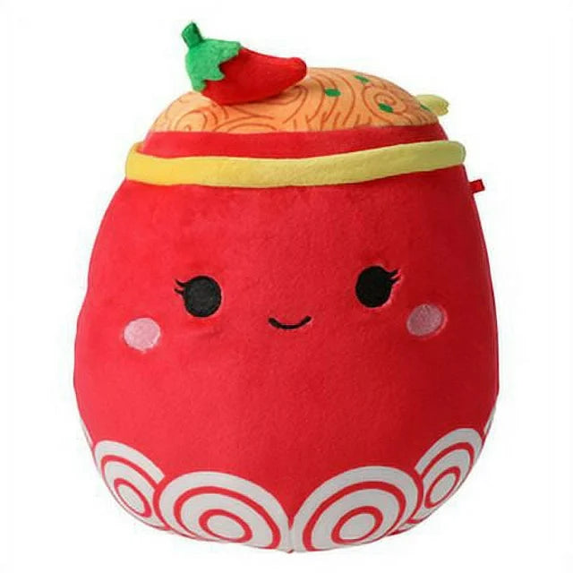 squishmallows 7.5in - odion the fire noodles kellytoy stuffed animal plush