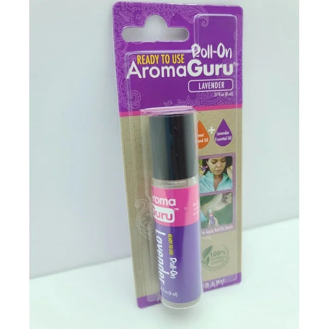 Ready To Use Aroma Guru Roll On  Lavender  Scent 8 ML