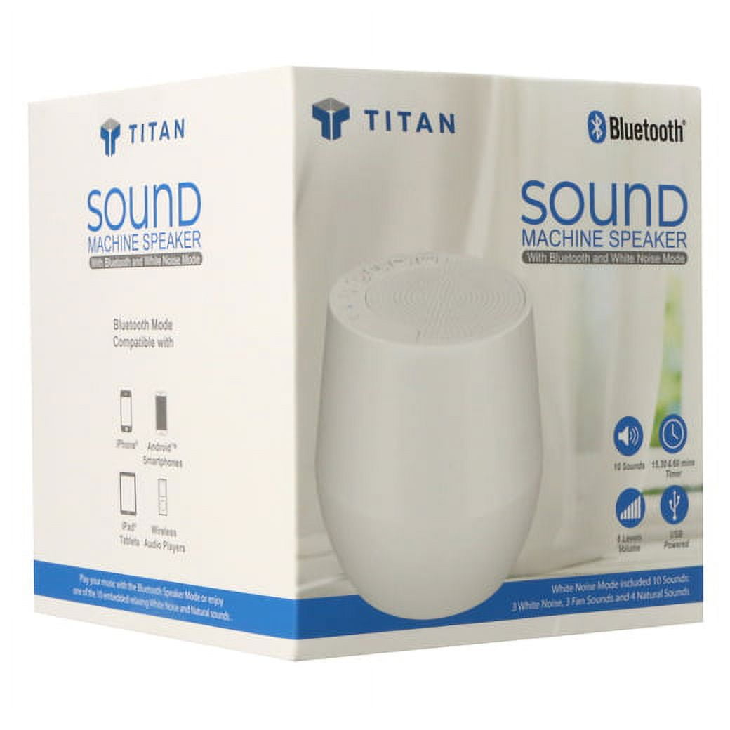 Titan Sound Machine Speaker With Bluetooth and White Noise Mode