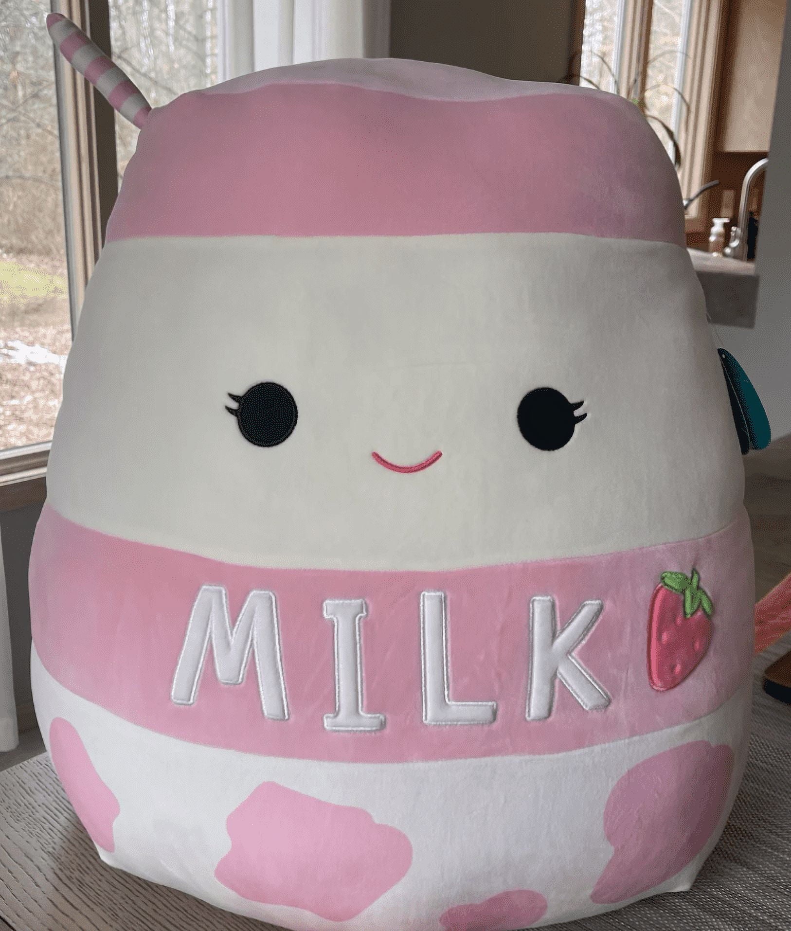 Squishmallows Amelie the Strawberry Milk 24"