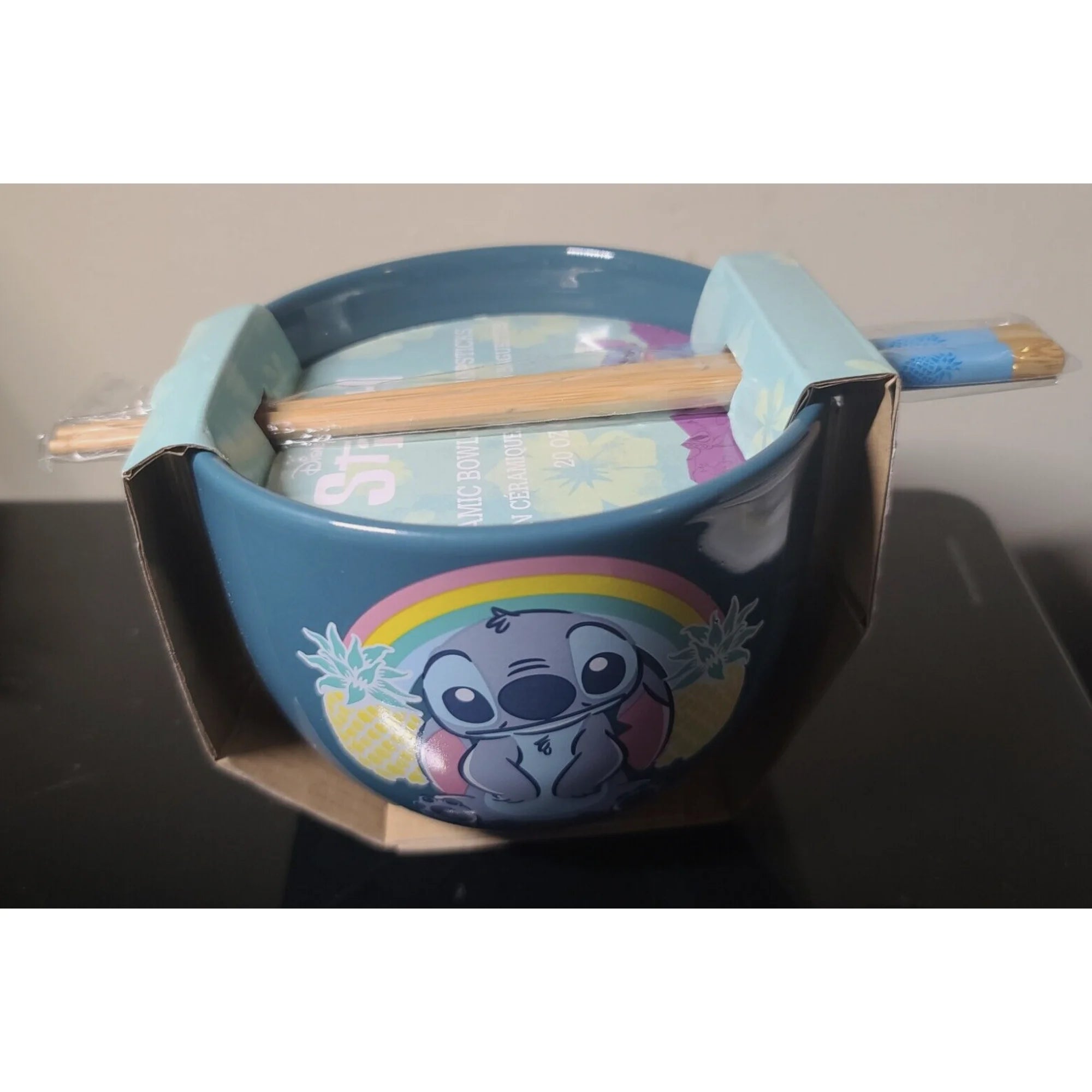 Disney Lilo & Stitch 20-Ounce Ramen Bowl and Chopstick Set