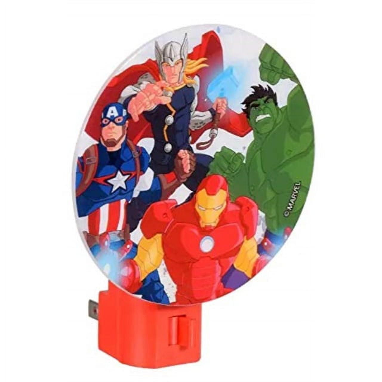 Avengers LED Wall Night Light W/Rotary Shade, Kids, Hero