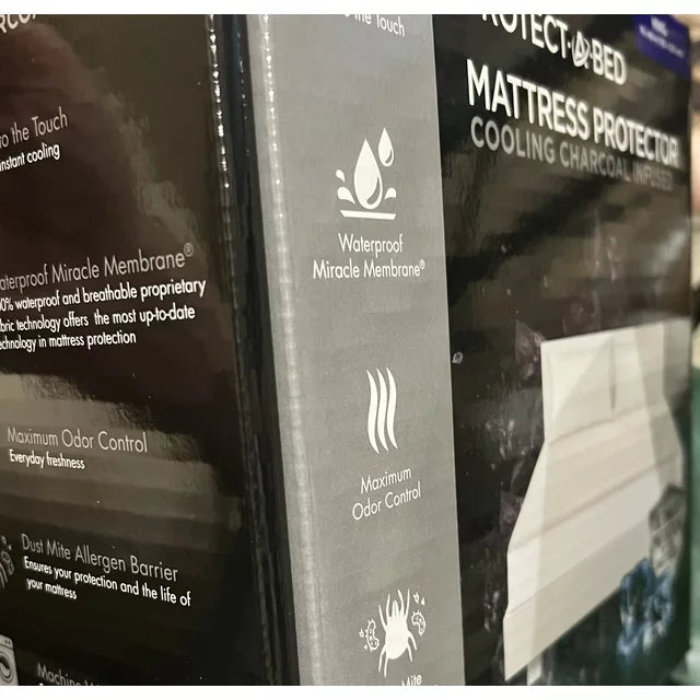 Protect.A.Bed Matress Protector Cooling Charcoal Infused King