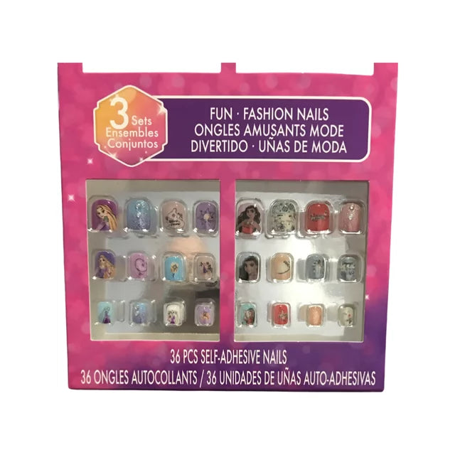 Disney Princess Press On Nails Party Pack 36 Pcs