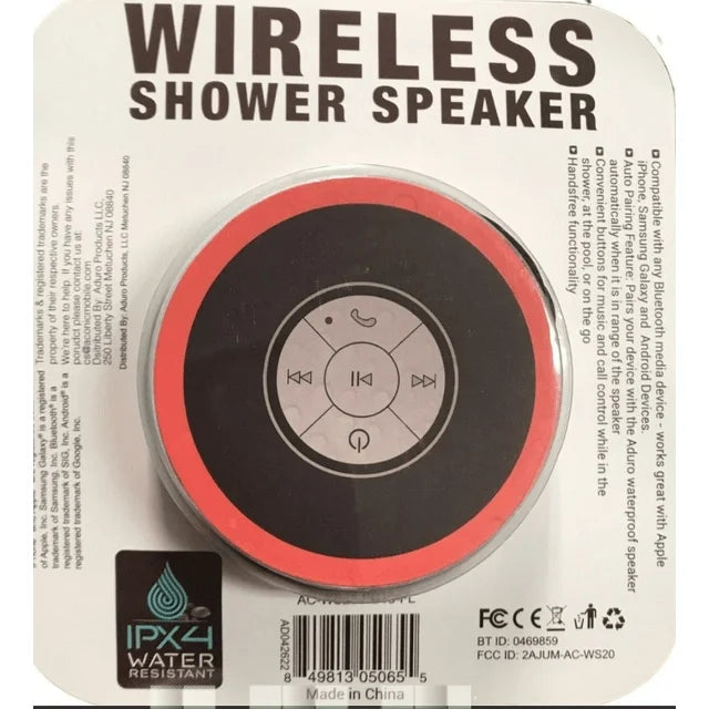 Aconic Bluetooth IPX4 Water Resistant Speaker LeafPrint