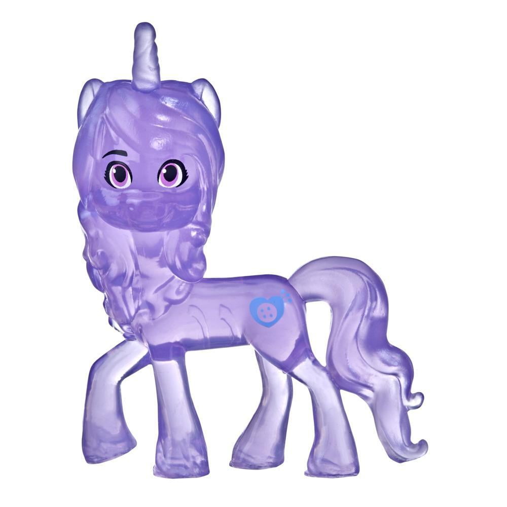 My Little Pony: A New Generation Crystal Izzy Moonbow - 2-Inch Translucent Purple Pony Figure, Toy for Kids Ages 3 and