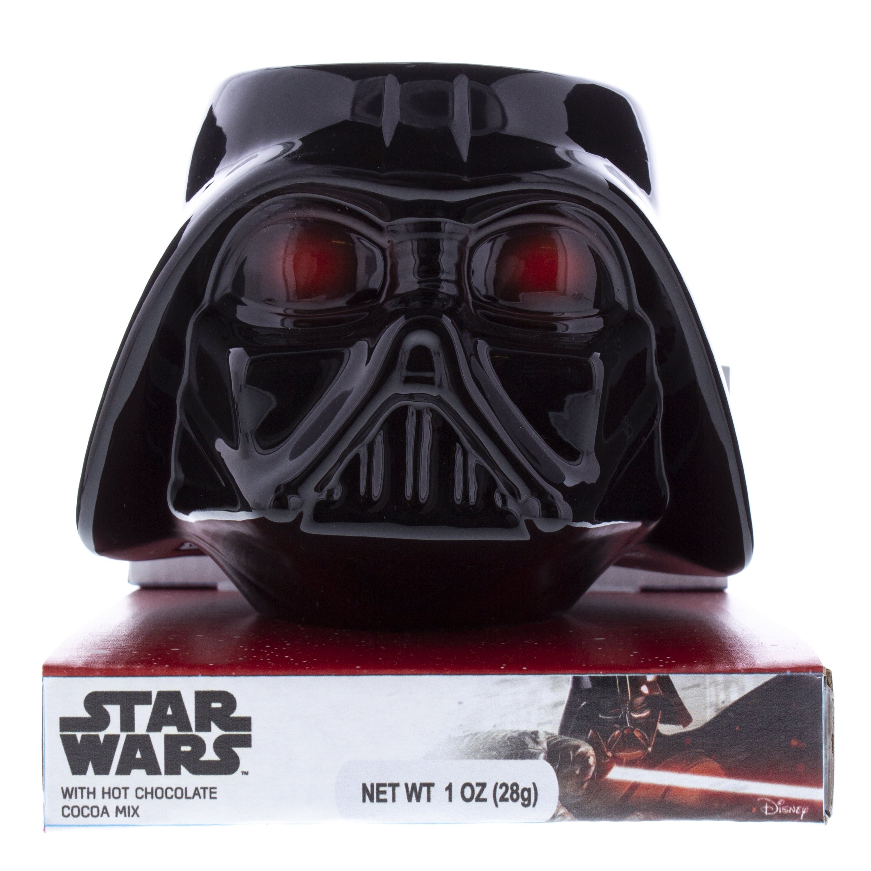 Star Wars Darth Vader Character Mug with 1 OZ Hot Chocolate Cocoa Mix