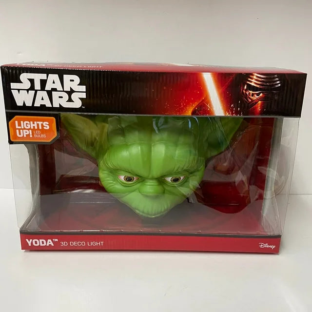 3D Light FX Star Wars Yoda Face 3D Deco LED Wall Light