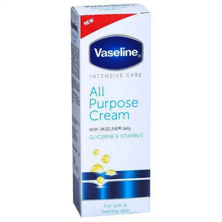 Vaseline Intensive Care All Purpose Cream Rough Cracked Skin Relief Advanced + Concentrated Formula 1.41 Oz.