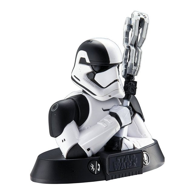 star wars trooper bluetooth speaker charging cable included