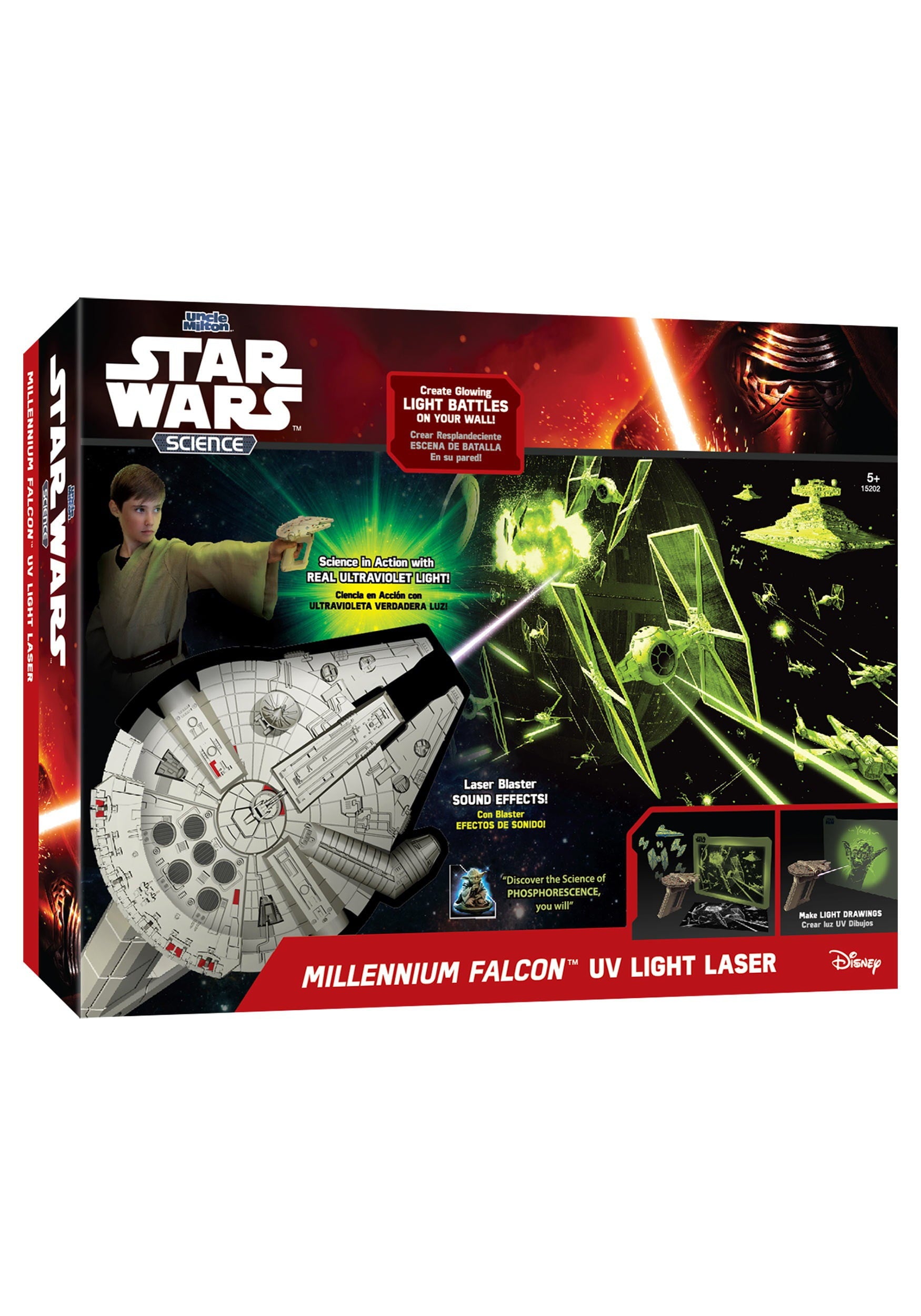 Star Wars Millennium Falcon UV Light Laser