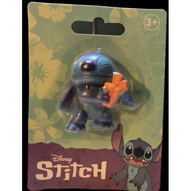 Disney Stitch Micro Collection Figure - Stitch Holding Gift