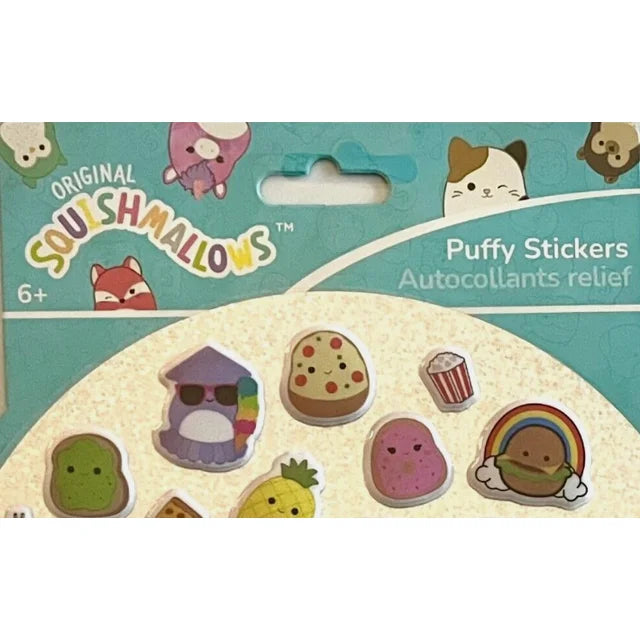 Squishmallows Puffy Stickers Autocollants Relief 508515