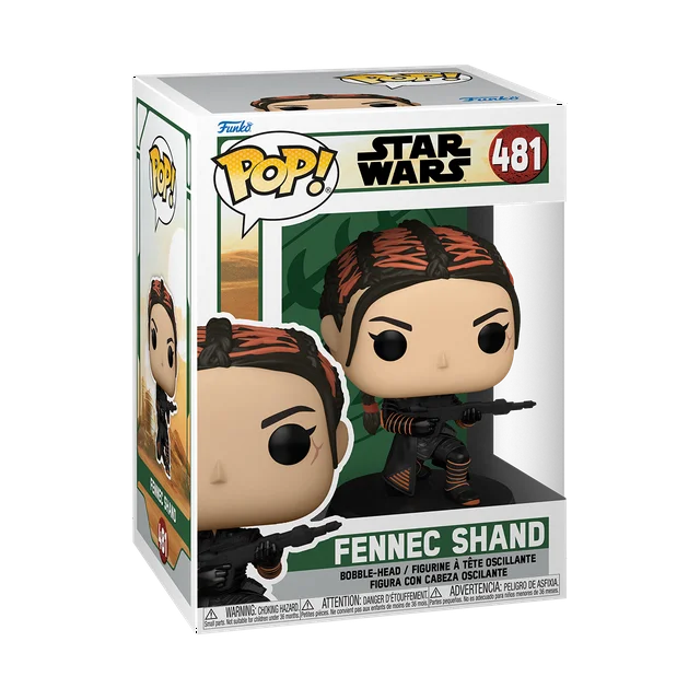 Funko Pop! Star Wars: Book of Boba Fett - Fennec Shand Vinyl Bobblehead