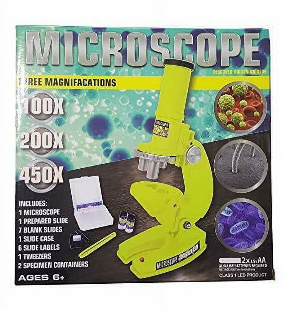 Stem Microscope Kit STEM 3 Magnifications 100x, 200x, 450x Grey Color