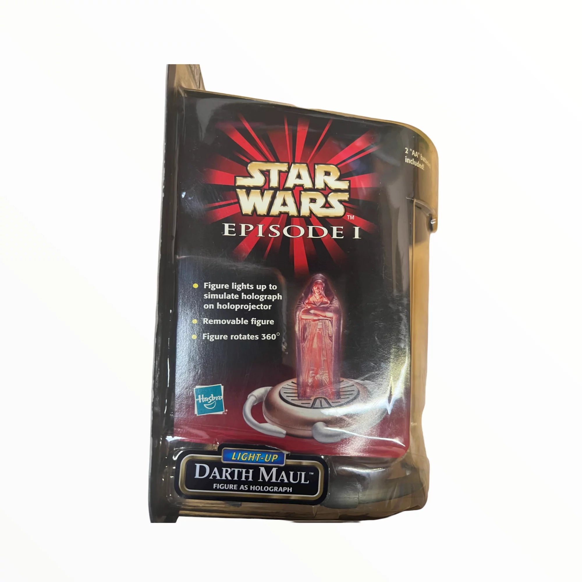 star wars: episode 1 deluxe > holographic light-up darth maul action figure