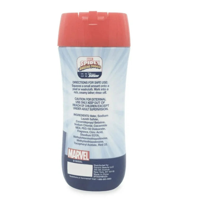 Spider-Man Spider-Berry Scented Body Wash, 8 Oz.