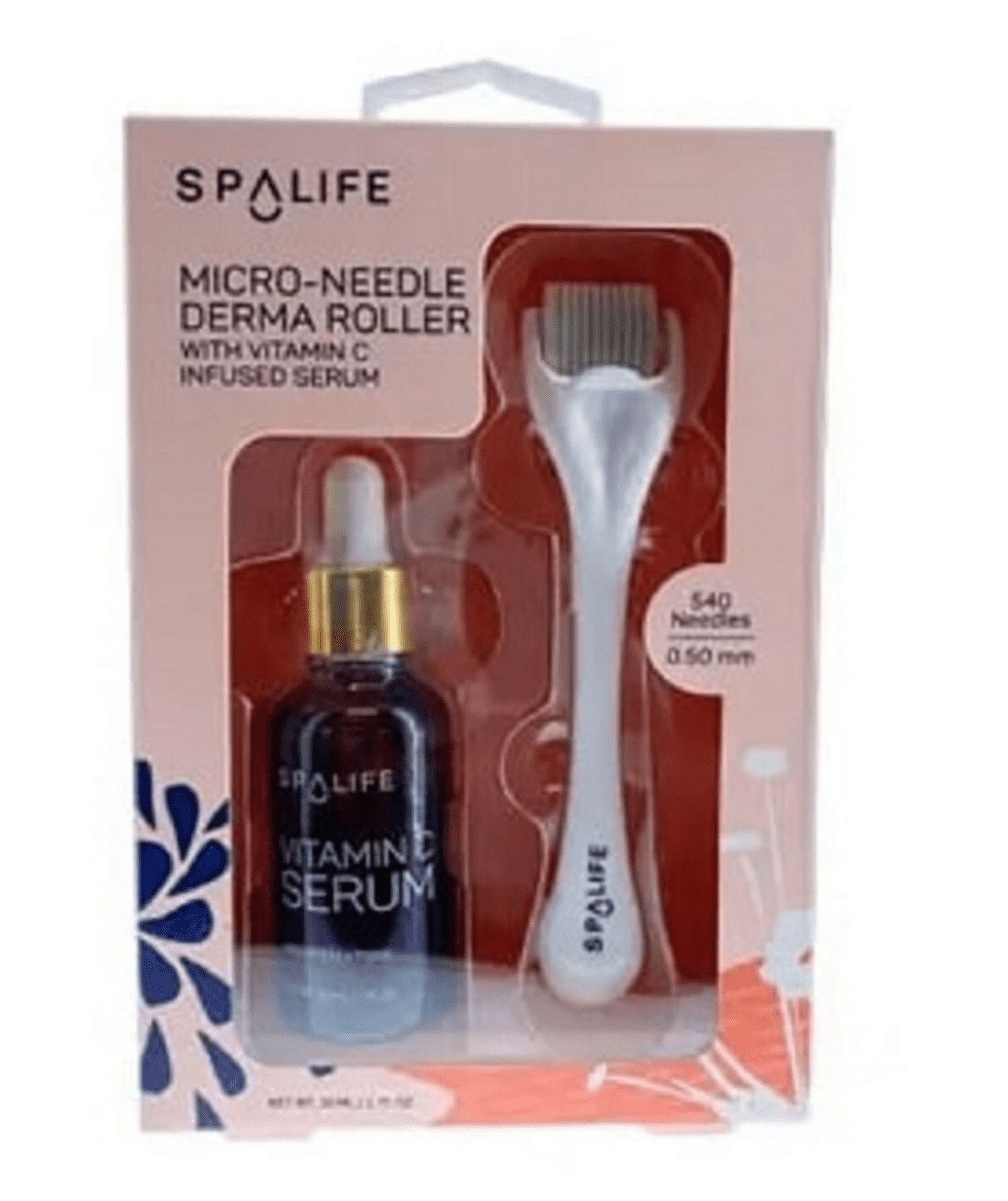 Spa Life Micro-Needle Derma Roller with Vitamin C Serum