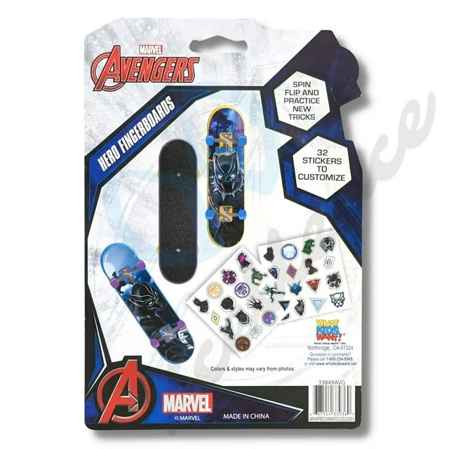 Avengers 3pk Fingerboards with ramp