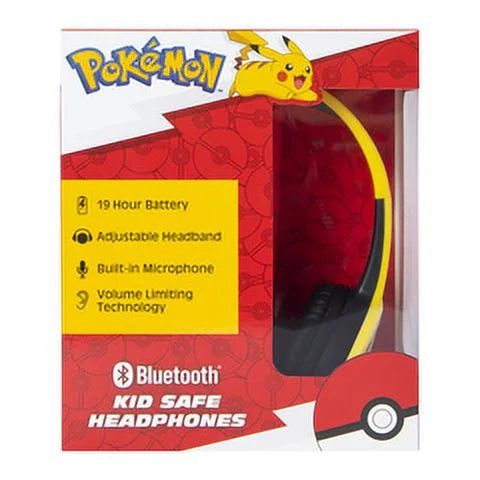 PokÃmon Pikachu Bluetooth Kid Safe Headphones