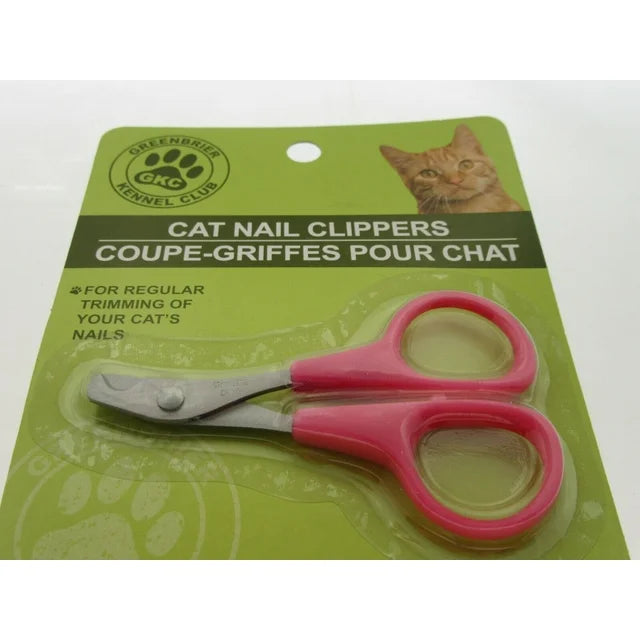 Cat Nail Clippers by Greenbrier Kennel Club ~ Pet Claw Care - Pink