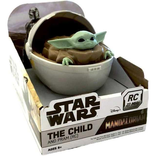 Star Wars The Mandalorian - Baby Yoda - The Child in Pram - Remote Control Crib Car Vehicle