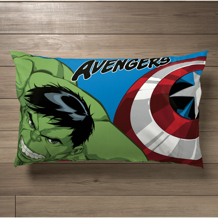 Avengers Hero Time Kids 4-Piece Full Sheet Set, Microfiber, White, Marvel