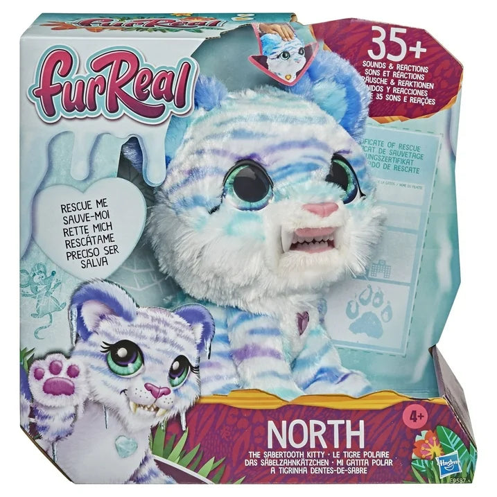 FurReal North the Sabertooth Kitty Electronic Interactive Pet Kids Toy for Boys and Girls Ages 4 and up