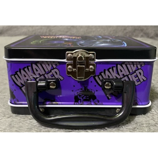 Marvel Black Panther Wakanda Forever Collectible Tin Lunchbox Small