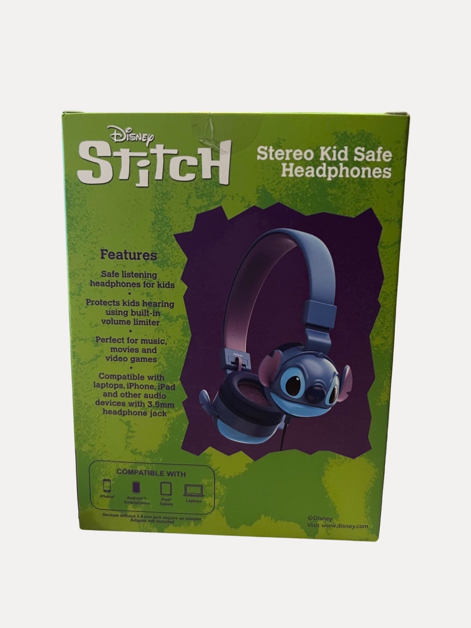 Disney Lilo & Stitch Stereo Kid Safe squishy Headphones