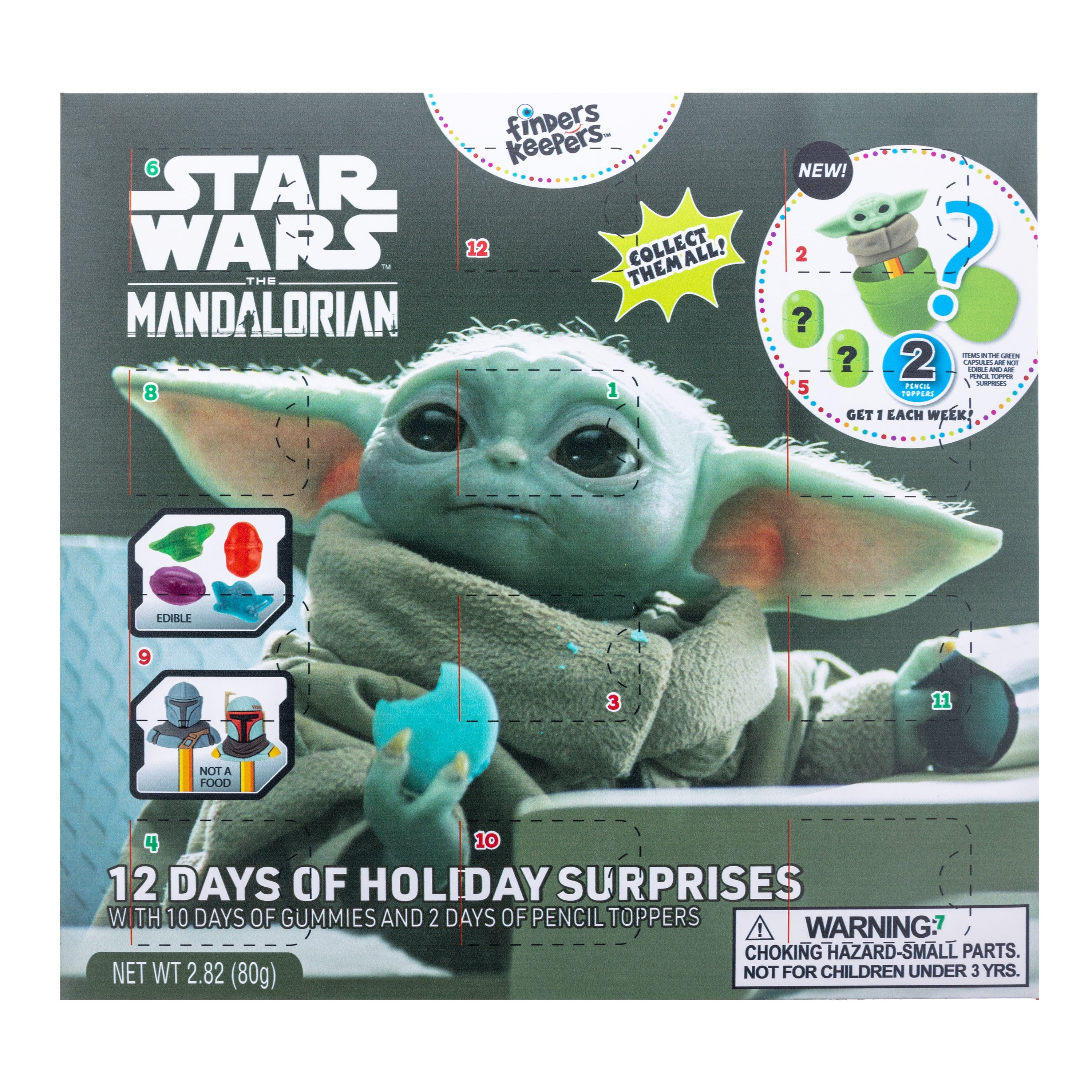 Mandalorian Finder's Keepers 12 Day Advent Calendar, 2.12 oz