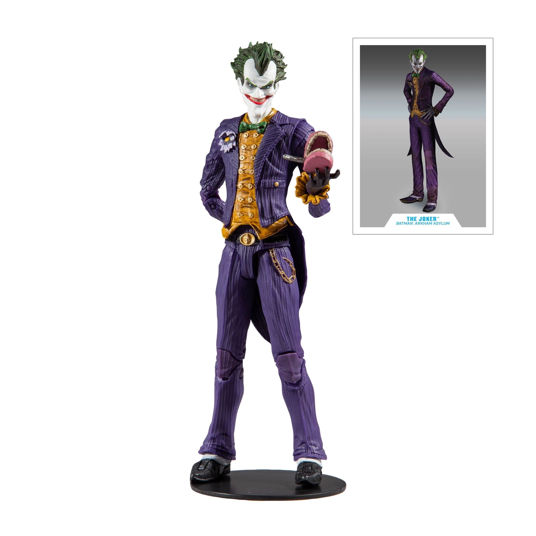 McFarlane Toys DC Multiverse Joker Arkham Asylum Deluxe Action Figure 7"