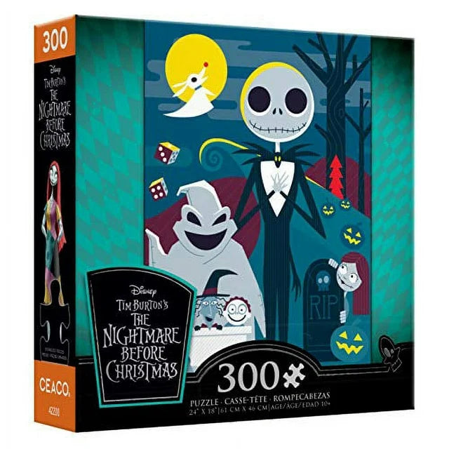 Ceaco Disney - Tim Burton's The Nightmare Before Christmas Jigsaw Puzzle, 300 Pieces