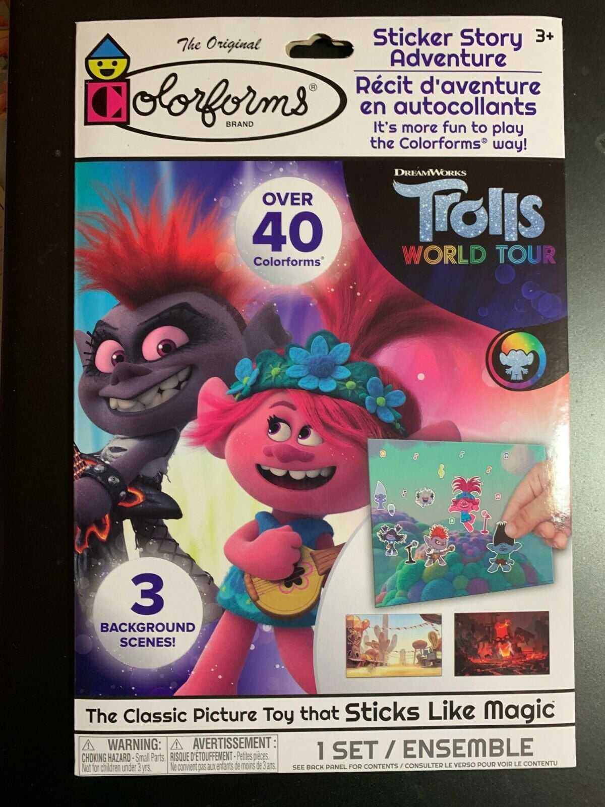 Dreamworks Trolls Band Together (2023) Colorforms Sticker Set