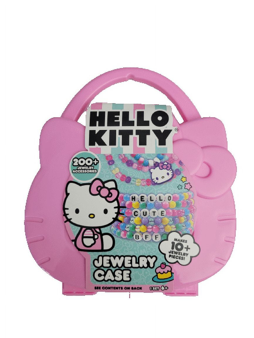 Hello Kitty Jewelry Making Kit & Case - Pink Kitty Case - For Children Ages 6 And Up