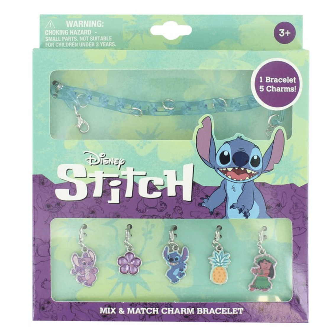 Disney Stitch Mix And Match Charm Bracelet