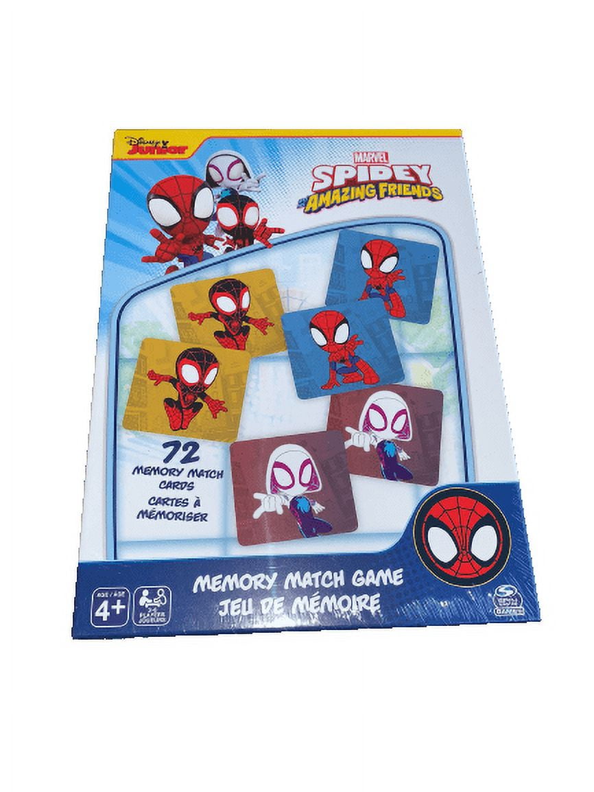 Disney Marvel Spider-Man, Spidey and his Amazing Friends Memory Match Game 72 Pieces