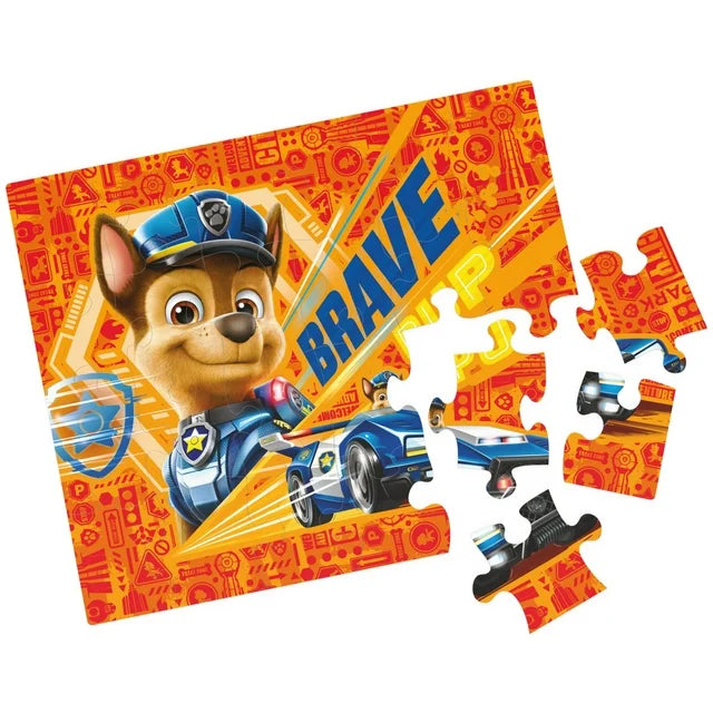 Paw Patrol the Movie 48-Piece Puzzle in Tin with Handle, for Families and Kids Ages 4 and up