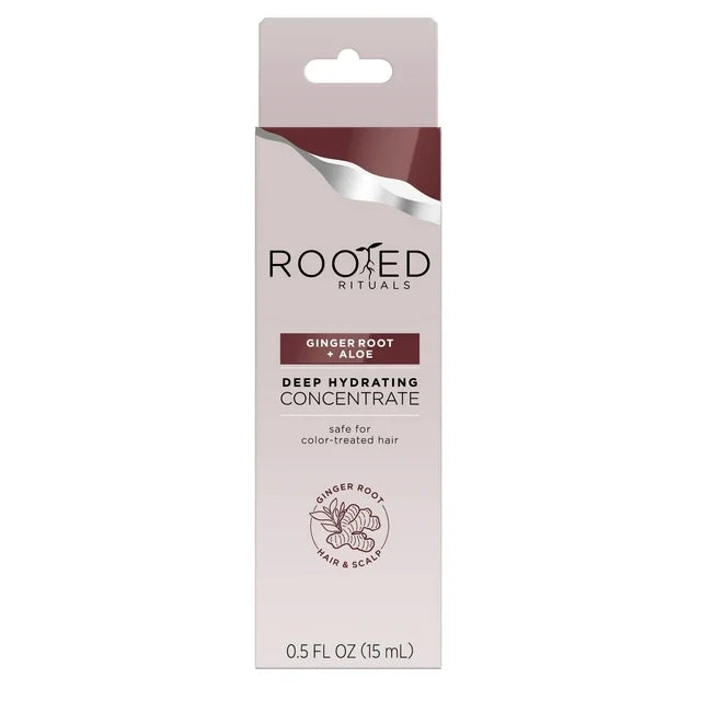 Rooted Rituals Ginger Root and Aloe Hydrating Concentrate, 0.5 oz