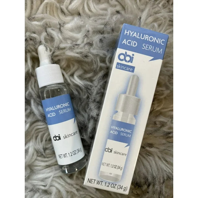 Abi Hyaluronic Acid Serum Face Skincare 1.2 Oz (2PK)