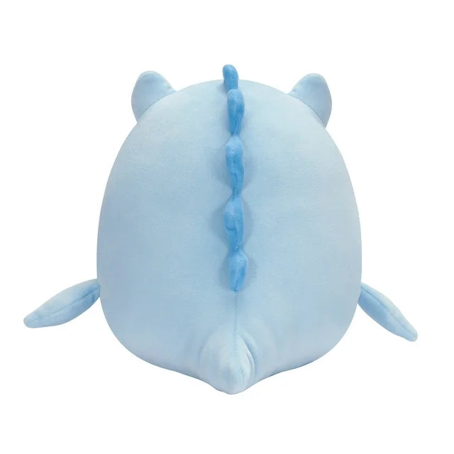 Squishmallows Original 7.5 inch Lune the Blue Loch Ness Monster - Child's Ultra Soft Stuffed Plush Toy