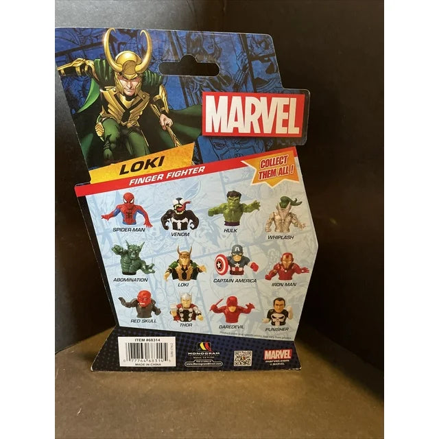 Marvel Comics Finger Fighters Action Figures Avengers Endgame LOKI